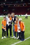 Amsterdam 13 oktober 2018
Nederland - Duitsland in de Johan Cruijff arens . eindstand 3-0
Na de Wedstrijd werden Dirk Kuyt en Rafael v d Vaart  gehuldigd. Dirk had zijn vrouw Gertrude en kinderen meegenomen. Rafael had zijn vriendin Estavan Polman en zijn kinderen Damian en Jesslynn meegenomen . Ook zijn ouders en schoonouders waren erbij.