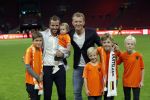 Amsterdam 13 oktober 2018
Nederland - Duitsland in de Johan Cruijff arens . eindstand 3-0
Na de Wedstrijd werden Dirk Kuyt en Rafael v d Vaart  gehuldigd. Dirk had zijn vrouw Gertrude en kinderen meegenomen. Rafael had zijn vriendin Estavan Polman en zijn kinderen Damian en Jesslynn meegenomen . Ook zijn ouders en schoonouders waren erbij.