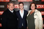 Amsterdam 25 oktober 2018
Premiere Victor Mids in AFAS live. Erwin v Lambaart met vrouw en zoon