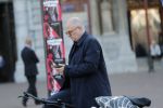 Amsterdam 16 oktober 2018
Felix Rottenberg bellend op de fiets.
