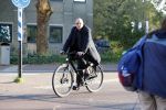 Amsterdam 16 oktober 2018
Felix Rottenberg bellend op de fiets.