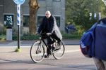 Amsterdam 16 oktober 2018
Felix Rottenberg bellend op de fiets.