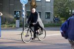 Amsterdam 16 oktober 2018
Felix Rottenberg bellend op de fiets.