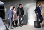 Amsterdam 6 november 2018
Advocaat Gert-Jan Knoops arriveert samen met Frank Masmeijer en zijn vrouw Carry Knoops bij de rechtbank in Amsterdam. De rechtbank in Amsterdam behandelt dinsdag de uitleveringszaak tegen de voormalig-tv-presentator.