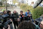 Amsterdam 13 november 2018
Frank Masmeijer komt met zijn advocaat Carry Knoops aan bij de rechtbank. Heel veel pers vangt hem op. Hij wordt daarna meteen uitgeleverd aan Belgie.