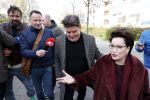 Amsterdam 13 november 2018
Frank Masmeijer komt met zijn advocaat Carry Knoops aan bij de rechtbank. Heel veel pers vangt hem op. Hij wordt daarna meteen uitgeleverd aan Belgie.