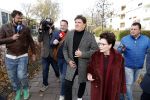 Amsterdam 13 november 2018
Frank Masmeijer komt met zijn advocaat Carry Knoops aan bij de rechtbank. Heel veel pers vangt hem op. Hij wordt daarna meteen uitgeleverd aan Belgie.