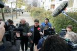 Amsterdam 13 november 2018
Frank Masmeijer komt met zijn advocaat Carry Knoops aan bij de rechtbank. Heel veel pers vangt hem op. Hij wordt daarna meteen uitgeleverd aan Belgie.