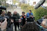 Amsterdam 13 november 2018
Frank Masmeijer komt met zijn advocaat Carry Knoops aan bij de rechtbank. Heel veel pers vangt hem op. Hij wordt daarna meteen uitgeleverd aan Belgie.