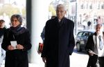 Amsterdam 27 oktober 2018
Herdenkingsdienst voor Wim Kok in het Concertgebouw van Amsterdam. Hans van den Broek en partner Josee van Schendel