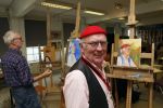 Amsterdam 7 oktober 2018
Harry Slinger bij de zondagsschilders.