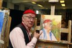 Amsterdam 7 oktober 2018
Harry Slinger bij de zondagsschilders.