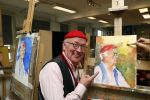 Amsterdam 7 oktober 2018
Harry Slinger bij de zondagsschilders.