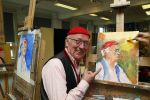 Amsterdam 7 oktober 2018
Harry Slinger bij de zondagsschilders.