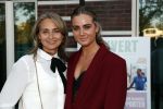 Amsterdam 4 oktober 2018
Gala ten bate van het Kluivert Dog rescue center op Curacao (patrick en Rosanna Kluivert) in het Pescana Hotel. Henriette en Estella Bergkamp en Nino Wilkes
