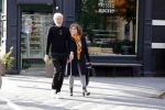 Amsterdam 3 oktober 2018
Henriette Tol met man op terras.