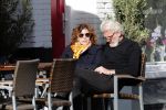 Amsterdam 3 oktober 2018
Henriette Tol met man op terras.