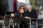 Amsterdam 3 oktober 2018
Henriette Tol met man op terras.