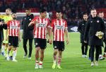 Eindhoven, 20 Oktober 2018 Kompetitiewedstrijd PSV-SC Emmen, eindstand 6-0 Seizoen 2018-2019
Hirving Lozano en Erick Gutierrez
