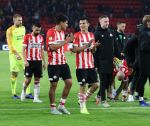 Eindhoven, 20 Oktober 2018 Kompetitiewedstrijd PSV-SC Emmen, eindstand 6-0 Seizoen 2018-2019
Hirving Lozano en Erick Gutierrez