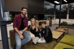 Hilversum 6 november 2018
Dries Roelvink interviewt voor Story Quincy Wilson Luc v Essen en Julia v Helvoirt uit het sbs6 programma house of Talent
