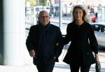 Amsterdam 27 oktober 2018
Herdenkingsdienst voor Wim Kok in het Concertgebouw van Amsterdam. Jap v Zweden met zijn vrouw Aafke