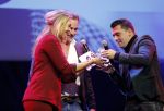 Utrecht 1 oktober 2018
Uitreiking buma prijzen in vredenburg/tivoli. Jan Smit had zijn zoon Senn meegenomen.