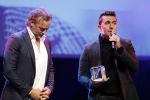 Utrecht 1 oktober 2018
Uitreiking buma prijzen in vredenburg/tivoli. Jan Smit had zijn zoon Senn meegenomen.