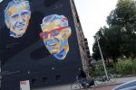 Utrecht 1 oktober 2018
Muurschilderingen Joop Zoetemelk en Jan janssen