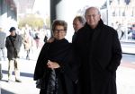 Amsterdam 27 oktober 2018
Herdenkingsdienst voor Wim Kok in het Concertgebouw van Amsterdam. Joop en Janine v d Ende