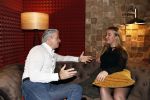Hilversum 6 november 2018
Dries Roelvink interviewt voor Story Quincy Wilson Luc v Essen en Julia v Helvoirt uit het sbs6 programma house of Talent