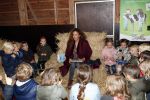 Hilversum 2 oktober 2018
Presentatie voorleesboeken van Katja Schuurman ism Jumbo en Campina. Birgit Schuurman overhandigt eerste exemplaren.