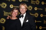 Amsterdam 11 oktober 2018
Uitreiking televizierring in AFAS LIVE.
Beau v Erven Dorens in de grote winnaar. Leo Alkemade met vrouw