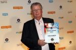 Utrecht 1 oktober 2018
Uitreiking buma prijzen in vredenburg/tivoli. Leo Lucassen haalt prijs  voor Koos Alberts op