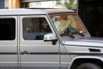 Amsterdam 3 oktober 2018
Lil Kleine parkeert zijn Mercedes G 6.3 AMG op de stope op de pc hooftstraat bij Louis Vuitton