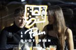 Amsterdam 17 oktober 2018
Lil Kleine met zijn vriendin Jamie Vaes bij le pain Quotidien