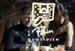 Amsterdam 17 oktober 2018
Lil Kleine met zijn vriendin Jamie Vaes bij le pain Quotidien