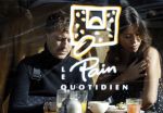 Amsterdam 17 oktober 2018
Lil Kleine met zijn vriendin Jamie Vaes bij le pain Quotidien