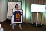 Amsterdam 4 oktober 2018
Gala ten bate van het Kluivert Dog rescue center op Curacao (patrick en Rosanna Kluivert) in het Pescana Hotel. veiling shirt Lionel Messi