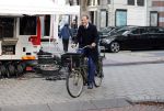 Amsterdam 27 oktober 2018
Lodewijk Asscher en Felix Rottenberg op de fiets.