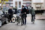 Amsterdam 27 oktober 2018
Lodewijk Asscher en Felix Rottenberg op de fiets.