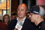 Amsterdam 13 november 2018
Presentatie TAG Heuer horloge van Max Verstappen in Hotel Arena. Robert Doornbos en Rob Kamphues doen de presentatie. Loek Ibink