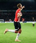 Eindhoven, 20 Oktober 2018 Kompetitiewedstrijd PSV-FC Emmen, eindstand 6-0 Seizoen 2018-2019
Luuk de Jong