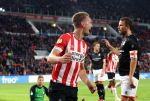 Eindhoven, 20 Oktober 2018 Kompetitiewedstrijd PSV-FC Emmen, eindstand 6-0 Seizoen 2018-2019
Luuk de Jong