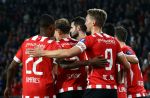 Eindhoven, 20 Oktober 2018 Kompetitiewedstrijd PSV-FC Emmen, eindstand 6-0 Seizoen 2018-2019
Luuk de Jong