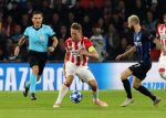 Eindhoven, 3 Oktober 2018 2e wedstrijd CL Seizoen 2018-2019
PSV-Internazionale Milan, eindstand 1-2
Luuk de Jong en Marcelo Brozovic