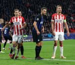 Eindhoven, 3 Oktober 2018 2e wedstrijd CL Seizoen 2018-2019
PSV-Internazionale Milan, eindstand 1-2
Luuk de Jong en Stefan de Vrij