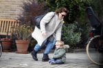 Amsterdam 3 november 2018
Maaike Perenboom met haar zoon bij het huis van haar nieuwe partner Joost Nijsen