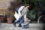 Amsterdam 3 november 2018
Maaike Perenboom met haar zoon bij het huis van haar nieuwe partner Joost Nijsen