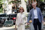 Amsterdam  3oktober 2018
Marrijke Helwegen met haar man Harrie hand in hand in Amsterdam zuid.